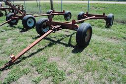 Forage King 10-ton 4-wheel running gear with extendable pole