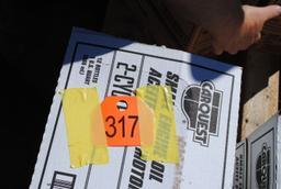 2 Boxes of (12) 1-quart 2-cycle motor oil (sells 2 times the money)