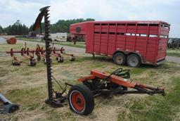New Idea sickle mower with parts