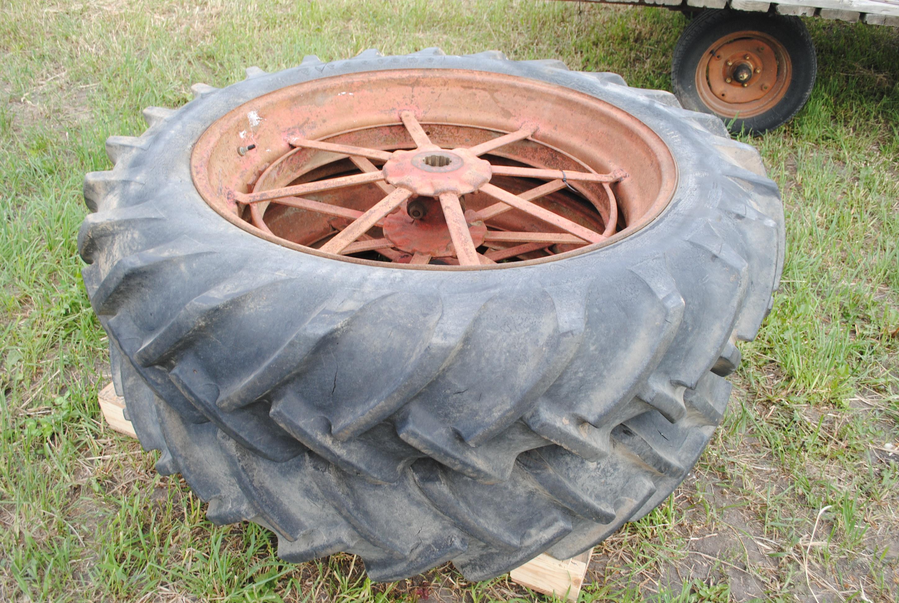 Firestone 11-38 tires on spoke wheels