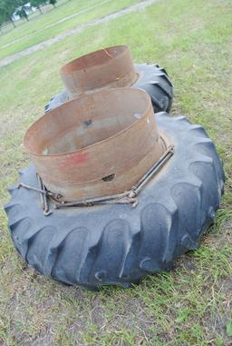 Pair of 34" band duals with hardware