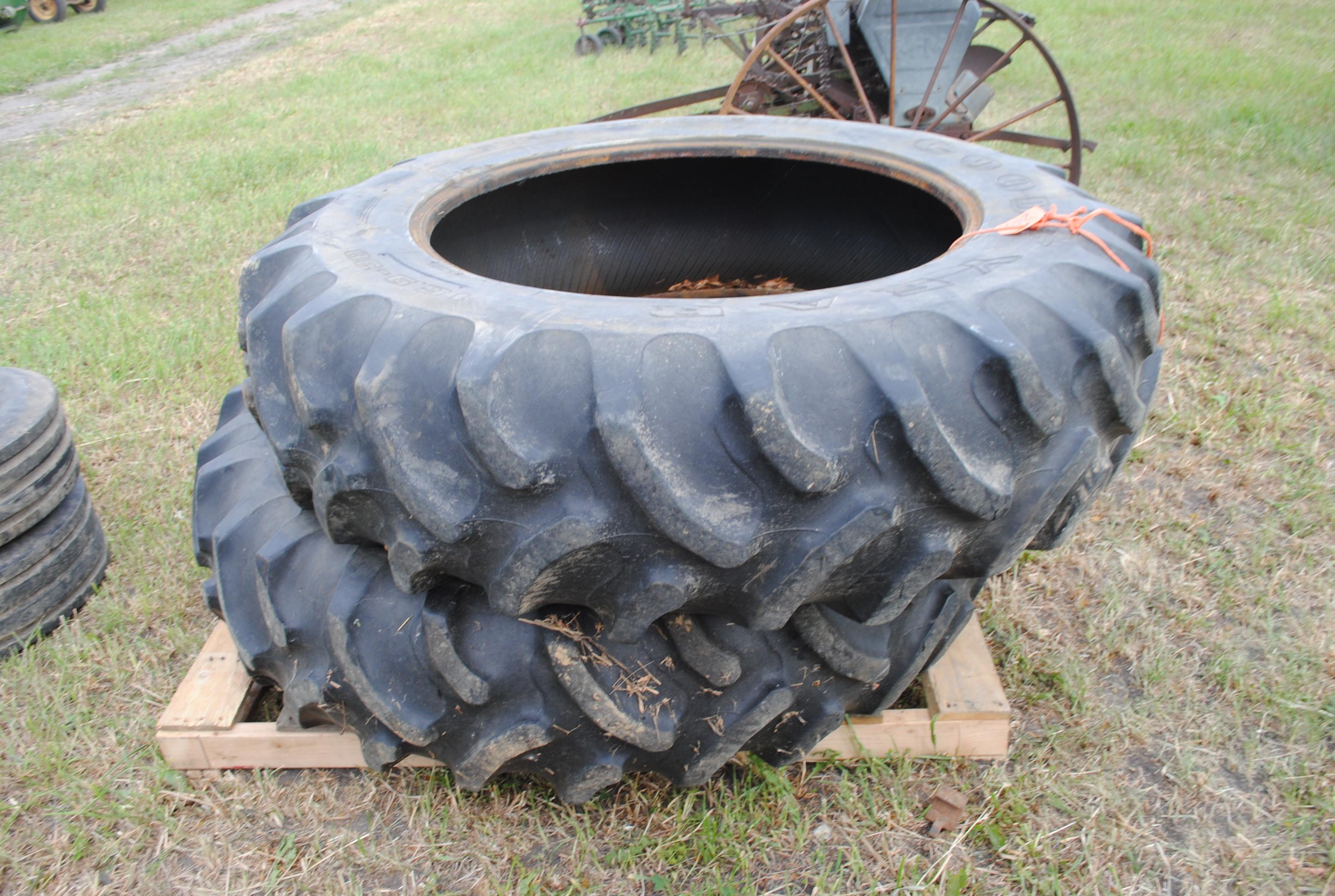 Pair of 16.9-38 tires