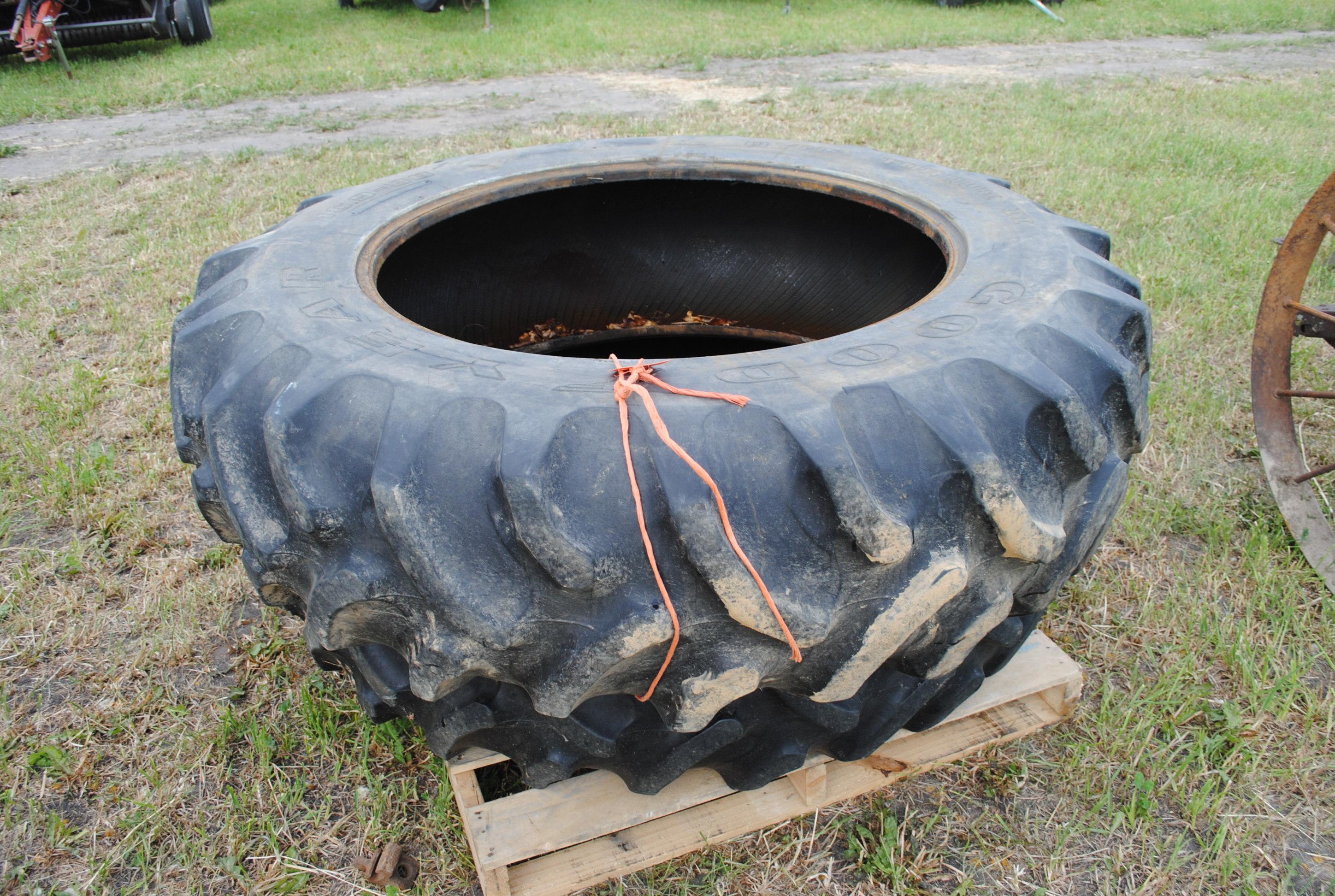 Pair of 16.9-38 tires