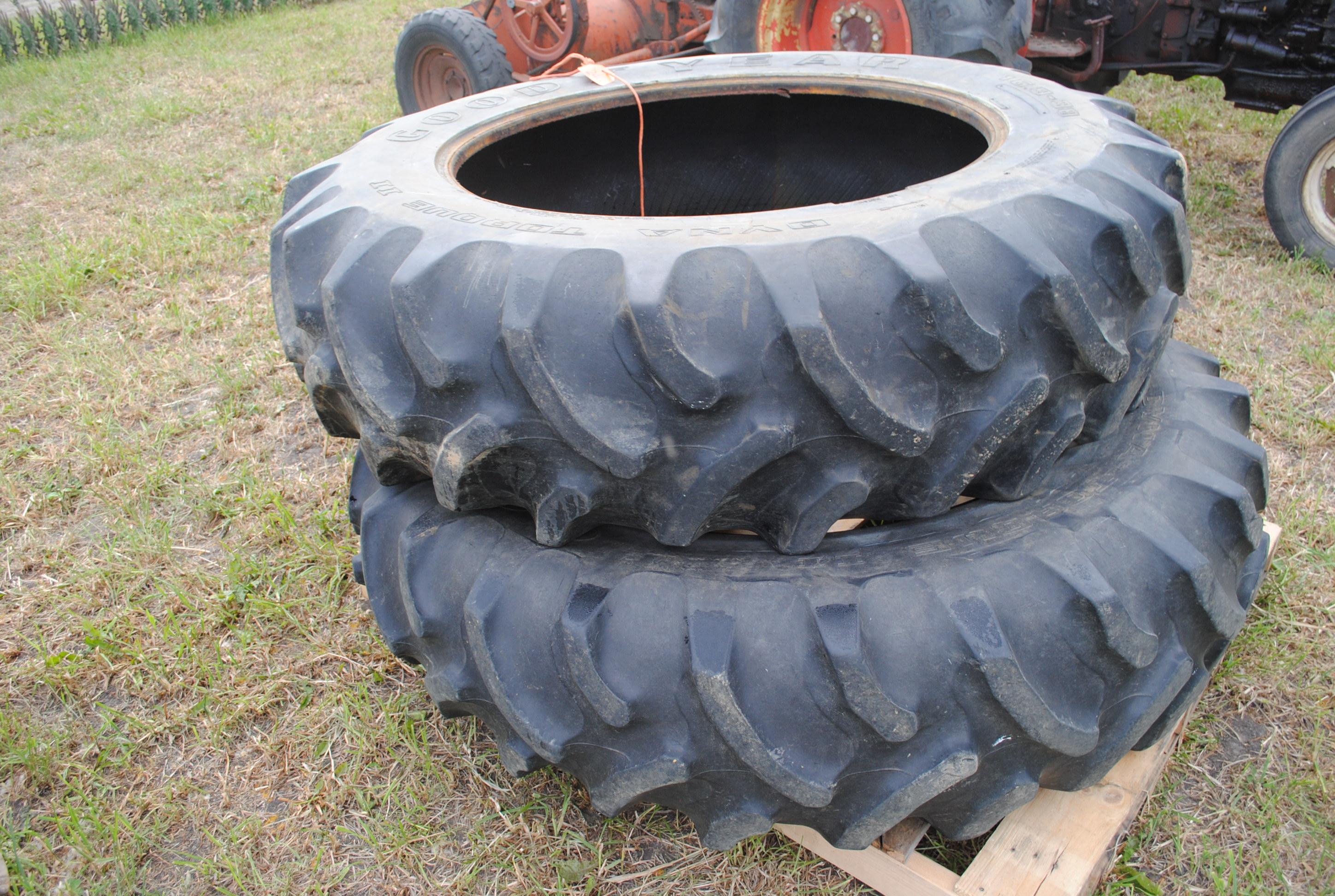 Pair of 16.9-38 tires