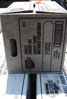 5 Cases of 2-cycle that have 12 1-quart per case, sell 5 times the money