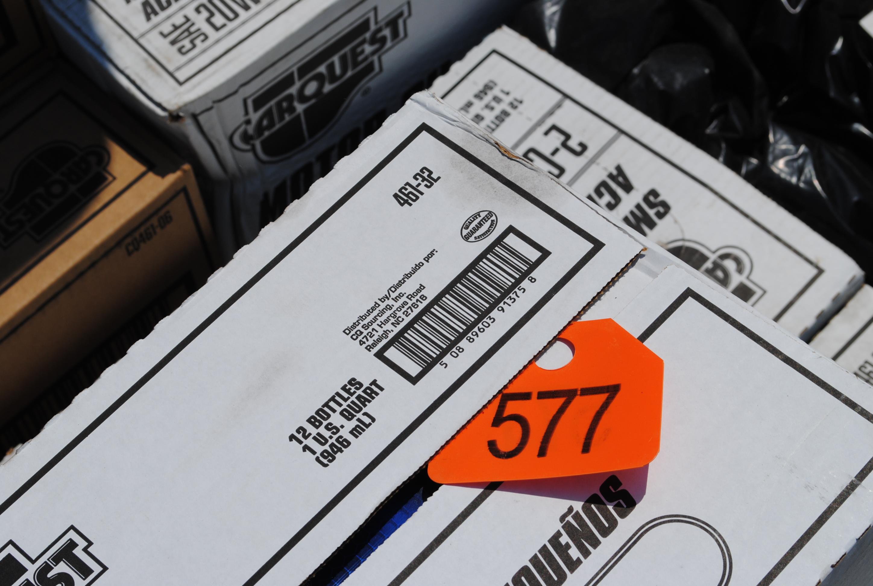 5 Cases of 2-cycle that have 12 1-quart per case, sell 5 times the money