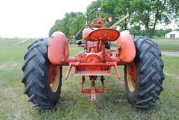 Allis Chalmers 'WD', narrow front, fenders, 3-point, 12-volt, currently not running but owner states