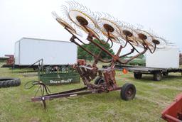 Sitrex V-rake, hydraulic fold