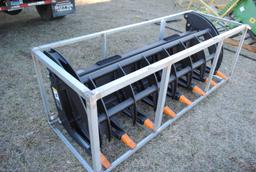 Greatbear 78" Heavy Grass Fork Grapple, operating pressure: 16Mpa, universal skidsteer mount, new