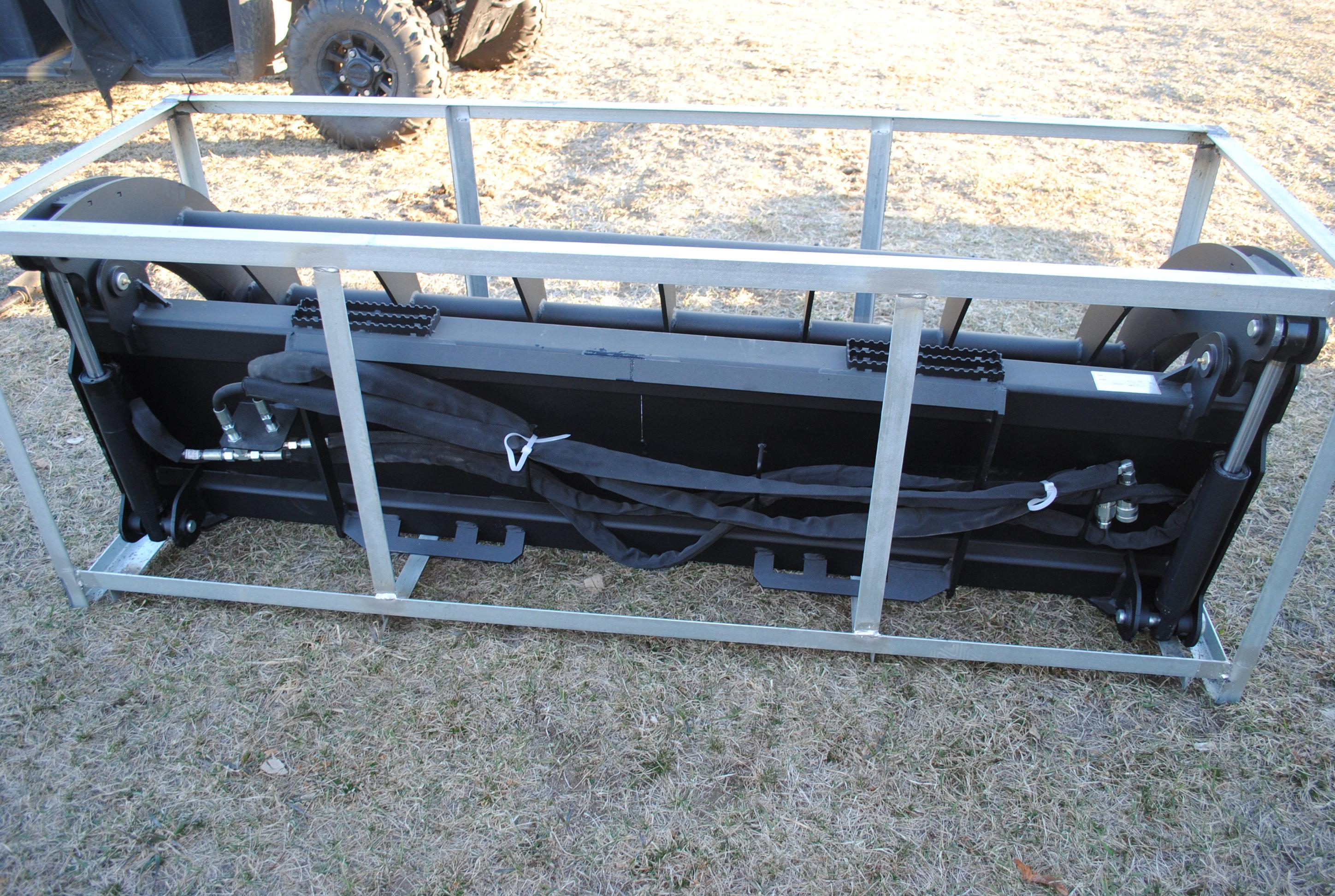 Greatbear 78" Heavy Grass Fork Grapple, operating pressure: 16Mpa, universal skidsteer mount, new