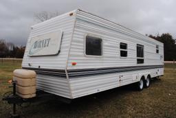 **T** 1999 Hornet Bumper pull Camper 29'x8', Queen bed in master, couch folds down into bed, dinette