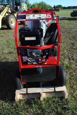 Magnum 4000 Pressure Washer hot water, wand and nozzles included, new - never had oil in it - read t