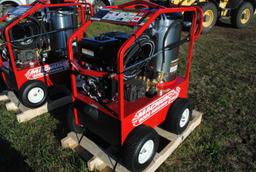 Magnum 4000 Pressure Washer hot water, wand and nozzles included, new - never had oil in it - read t