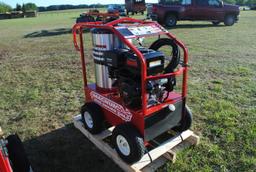 Magnum 4000 Pressure Washer hot water, wand and nozzles included, new - never had oil in it - read t