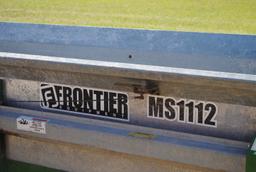 Frontier MS1112 Manure spreader, poly floor, single beater