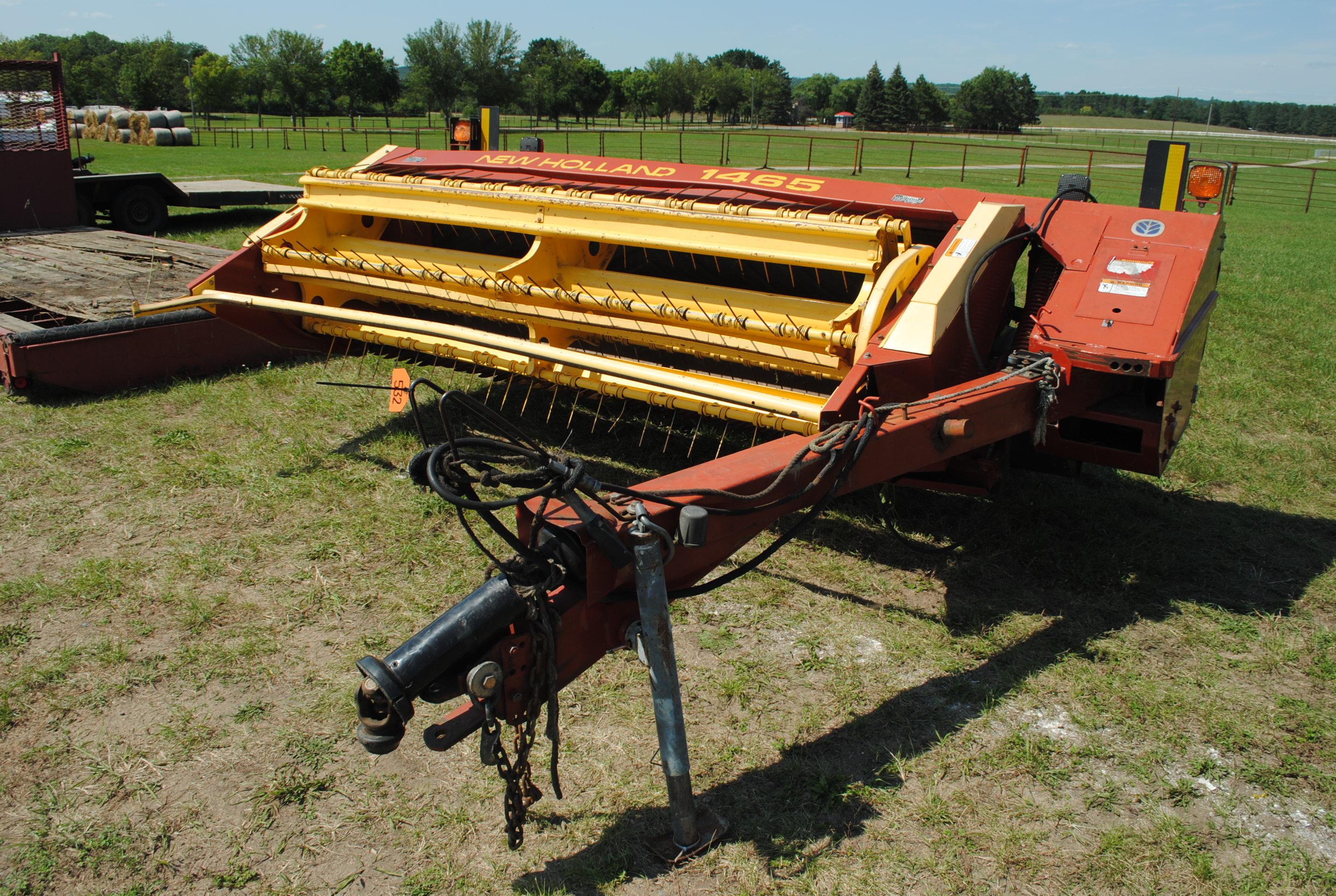 New Holland 1465 9' Haybine, "works