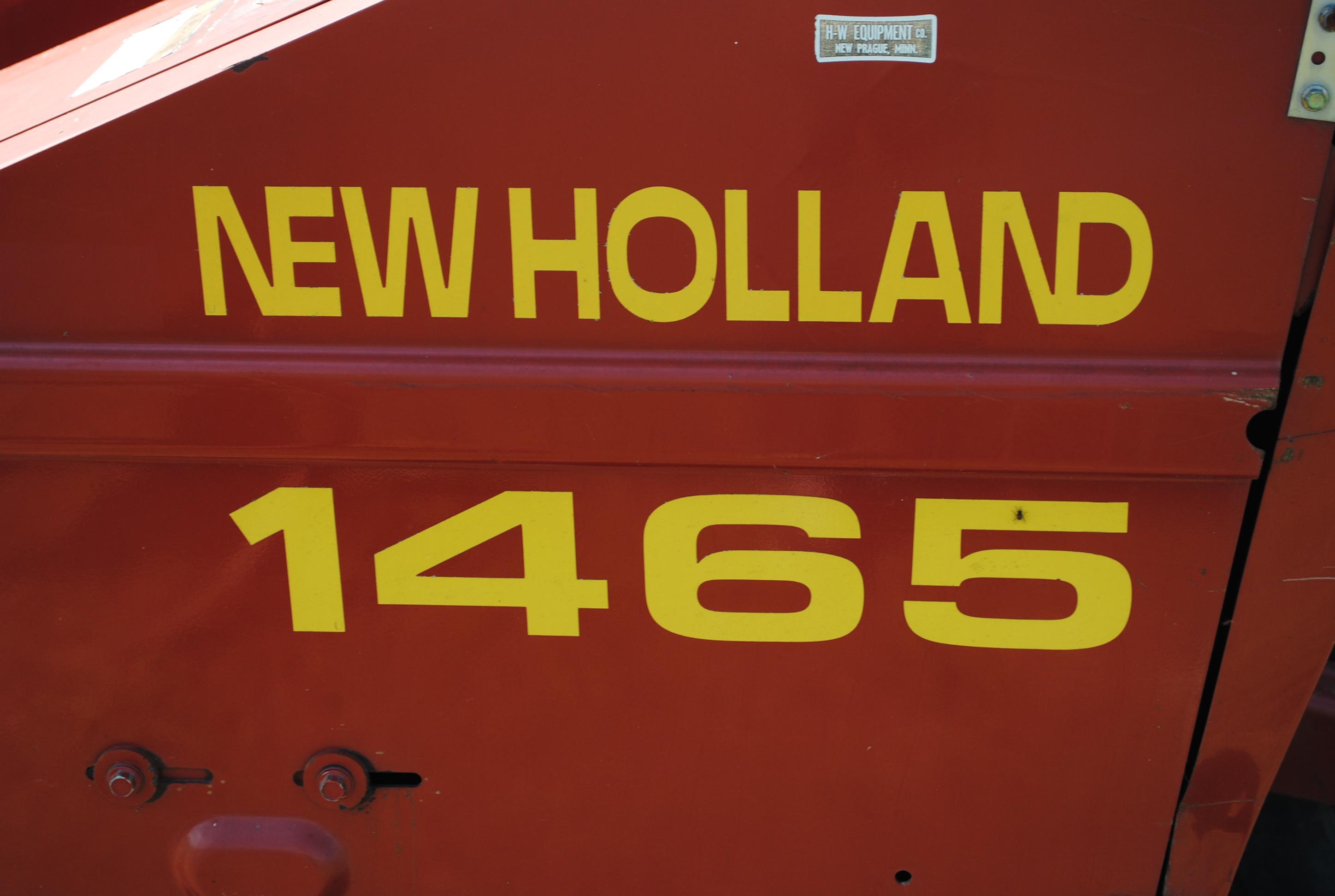 New Holland 1465 9' Haybine, "works