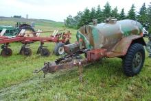 Fruehauf 1958 Military Water Buffalo, 400+/- gallon, pintle hitch, no title