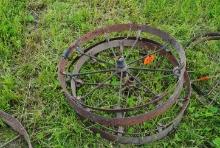 Pair of 30" planter wheels