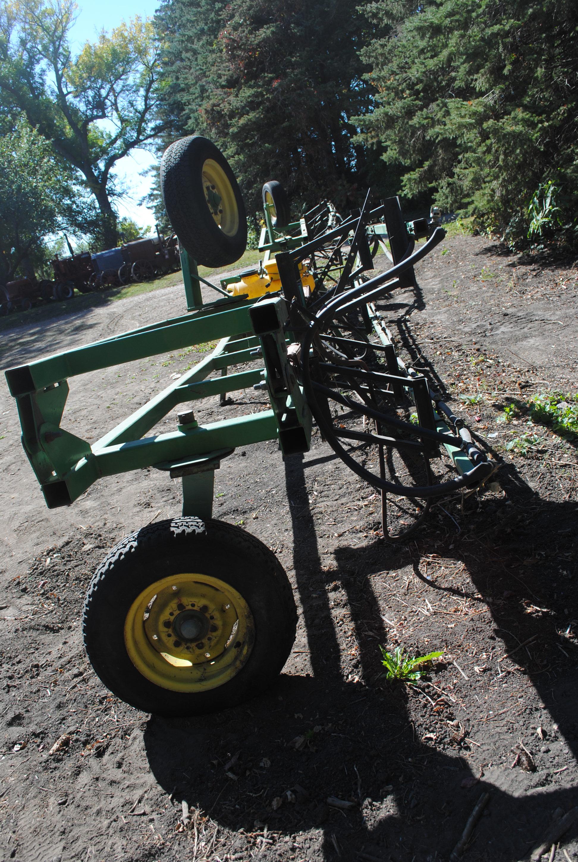 3-Point SprayMaster Boom Sprayer with (2) 200-gallon saddle tanks, approx. 60', foam markers, 1,000