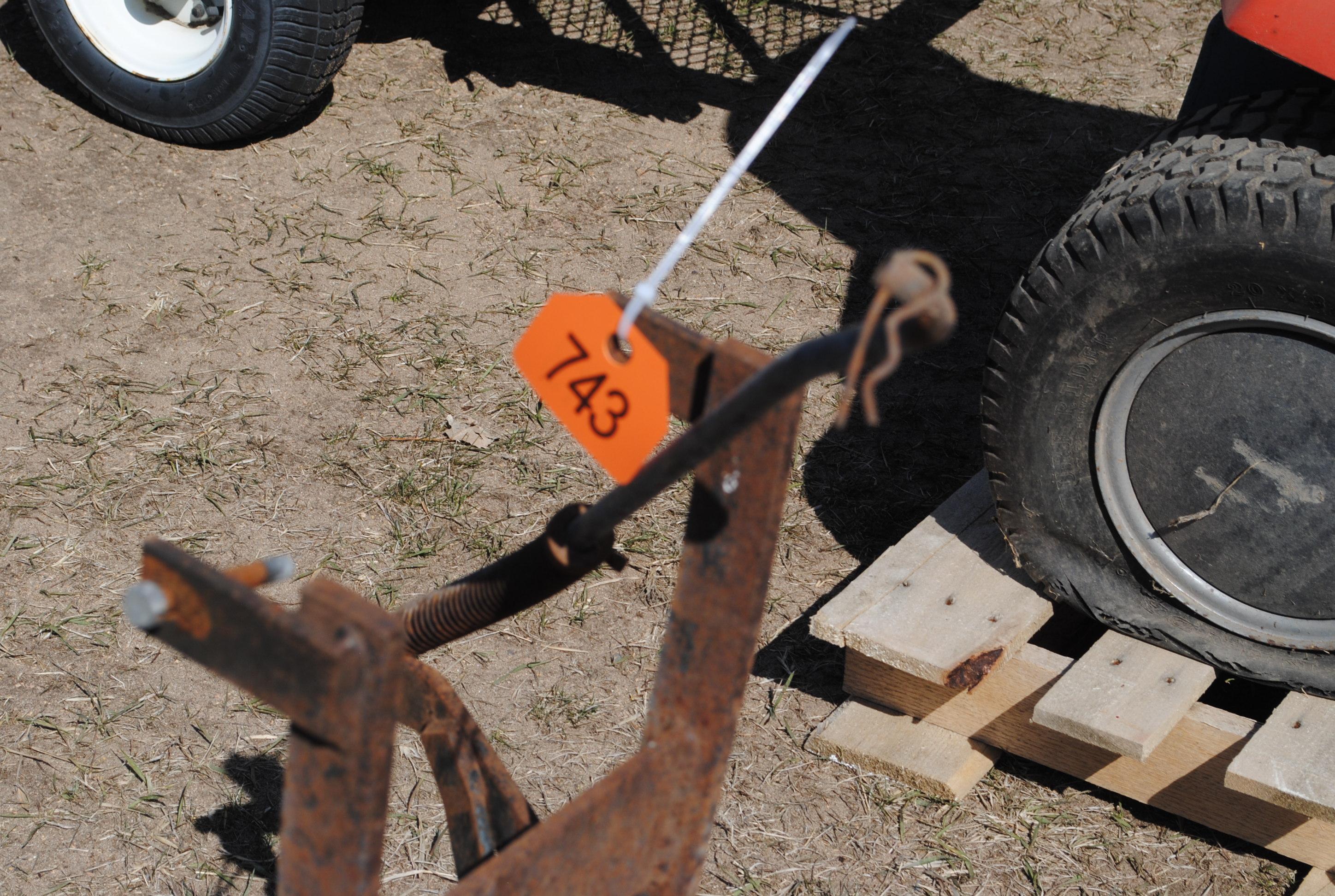 Approx. 4' dozer blade mount