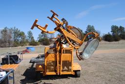 Allmand Bros. Inc Maxi-Lite Portable Diesel powered lights on trailer w/ Li