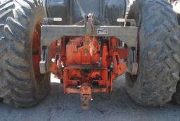 Case Agri-King 1270 Diesel Tractor w/cab, wide front, rock box, band duals, 3-point, w/quick hitch,