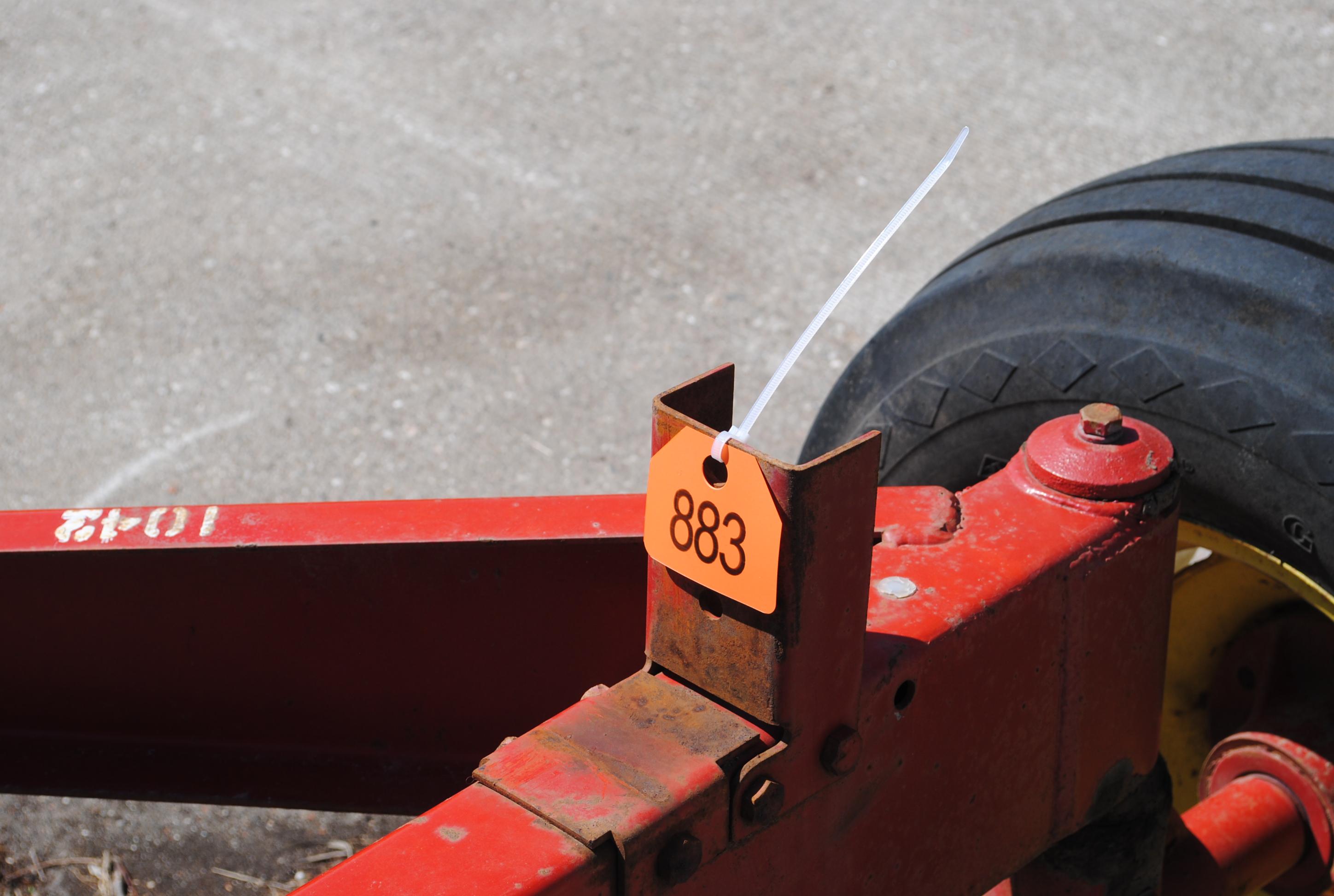 MN 12-ton tandem 4-wheel running gear w/extendable pole