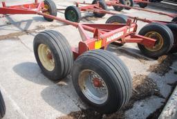 MN 12-ton tandem 4-wheel running gear w/extendable pole