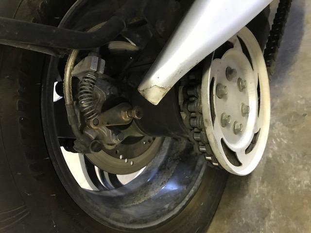 2010 Zhejhiang Kandi 3 wheel Motorcycle, 250cc, auto w/reverse, black/silver only 3775 miles