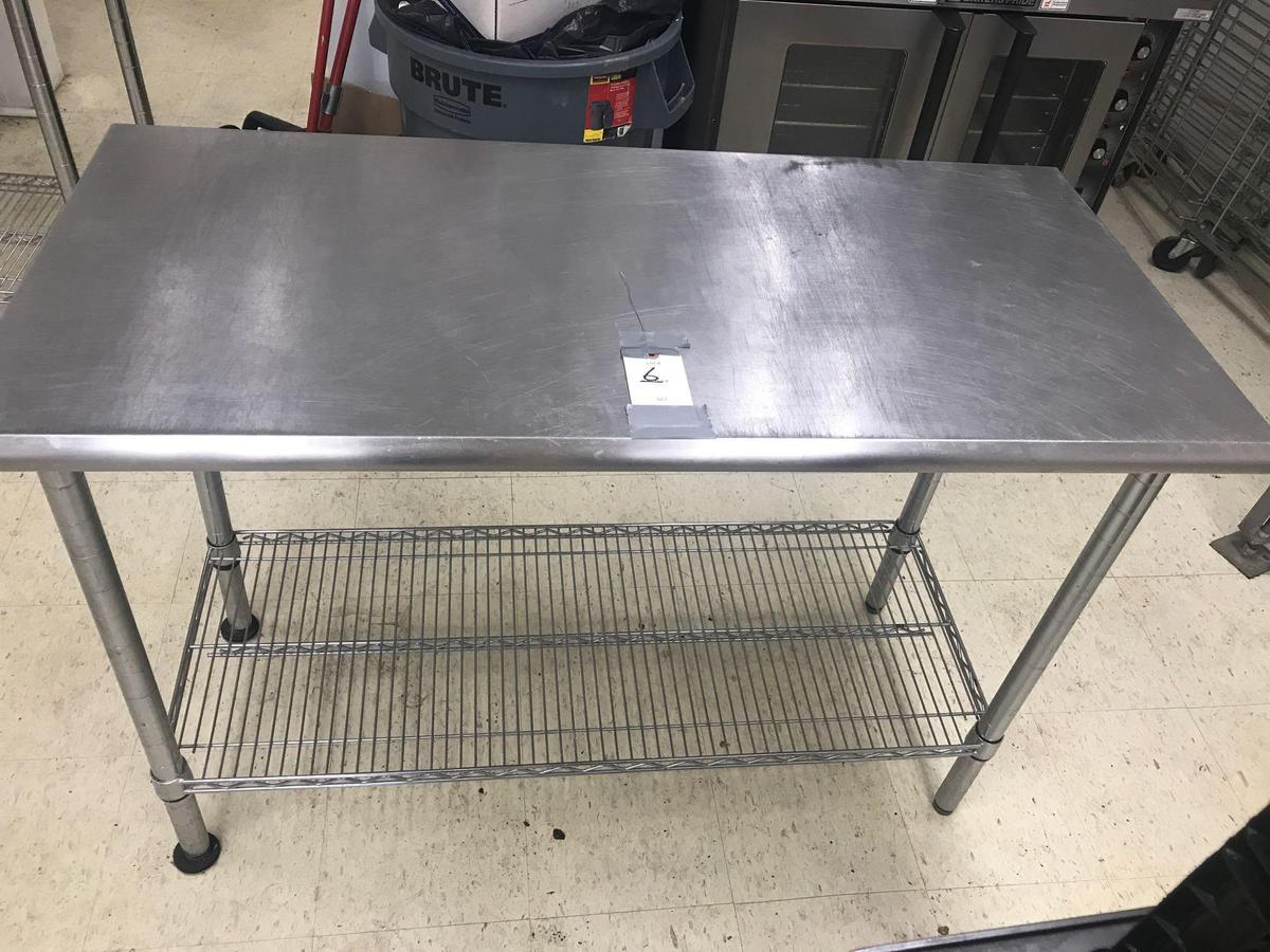 Stainless Steel Preparation Table