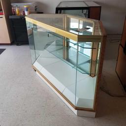 Lighted Corner Display Cabinet