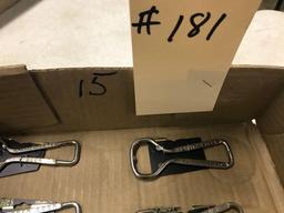 ASST BOTTLE OPENERS inc. ATLAS BEER CENTLIVRE SILVER KING