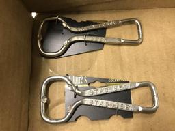 ASST BOTTLE OPENERS inc. ATLAS BEER CENTLIVRE SILVER KING