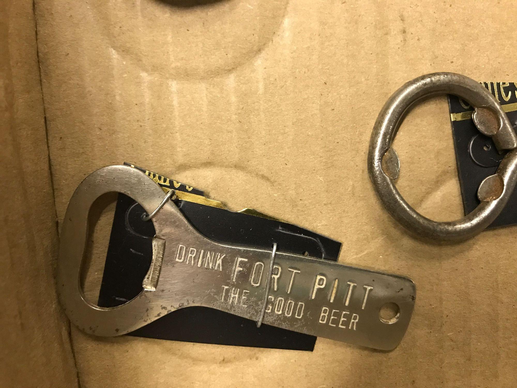 ASST BOTTLE OPENERS inc. ATLAS BEER CENTLIVRE SILVER KING