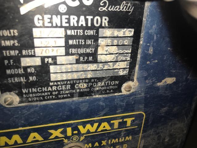 Winco 15,000 watt Generator