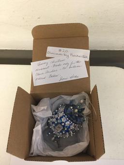 Hand made rosary ornament blessed by Father Bill (Dorie Kolker)
