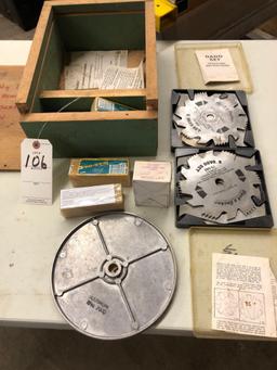 B & D 6'' dato sets and sanding disc cleaner