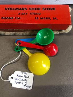 Official Boy Scout first aid kit, Archies Waeside memorabilia, Le Mars sales company advertising