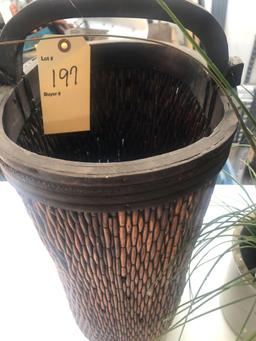 2 Gal Red Wing Crock and Flower Vase. NO SHIPPING!