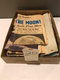 Large Variety of Historic Newspaper Articles and Life Magazines