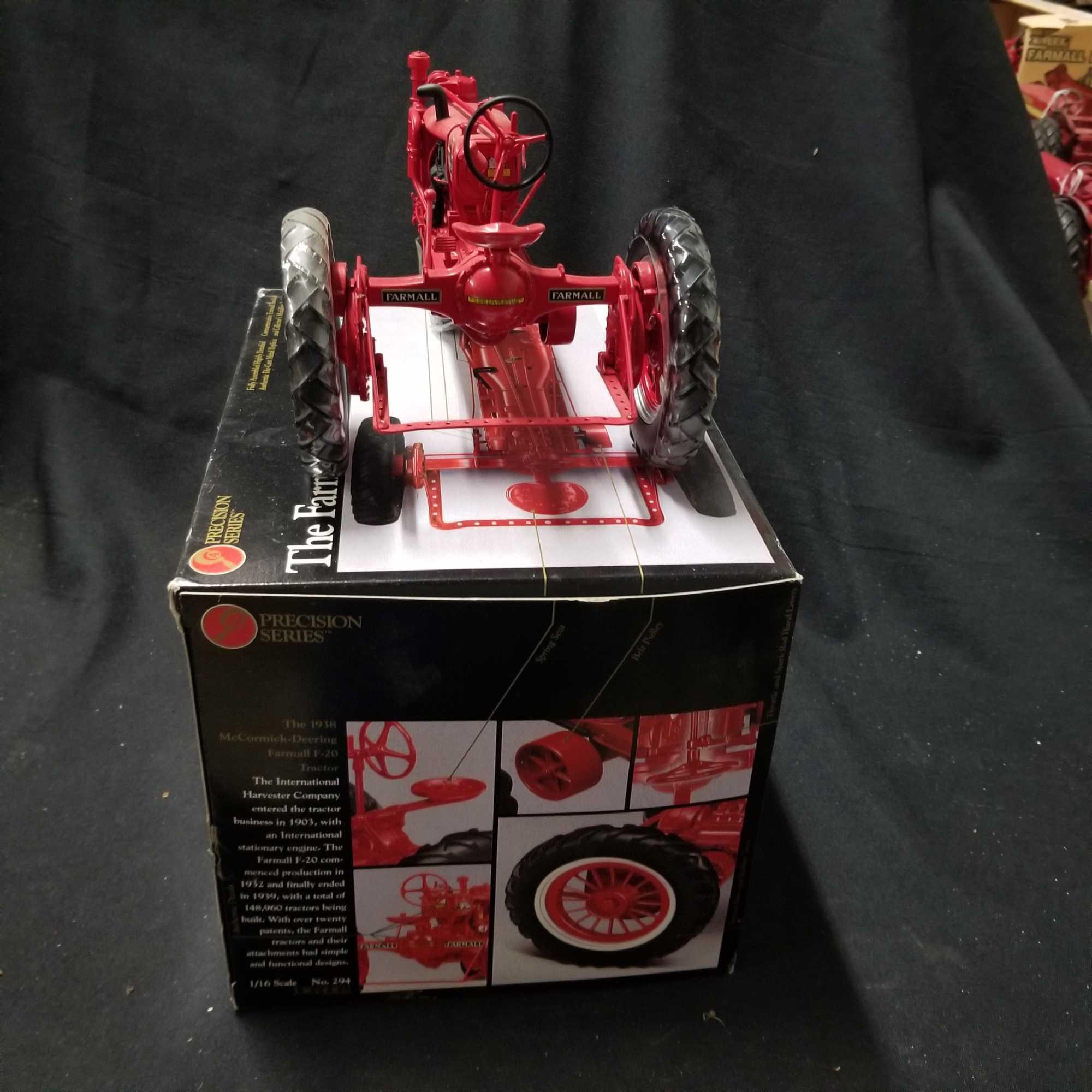 1/16 scale Ertl Precision Series Farmall F20 Tractor, New w/Box