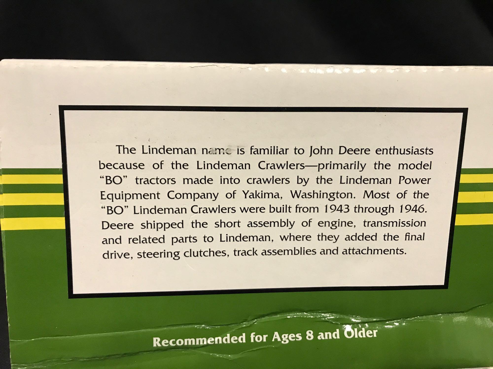 1/16 scale Ertl JD Lindeman Crawler in Box