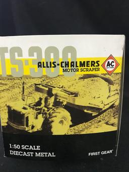 1/50 scale First Gear 2007 National Toy Truck-n-Construction Show A-C TS-300 Motor Scraper, NIB