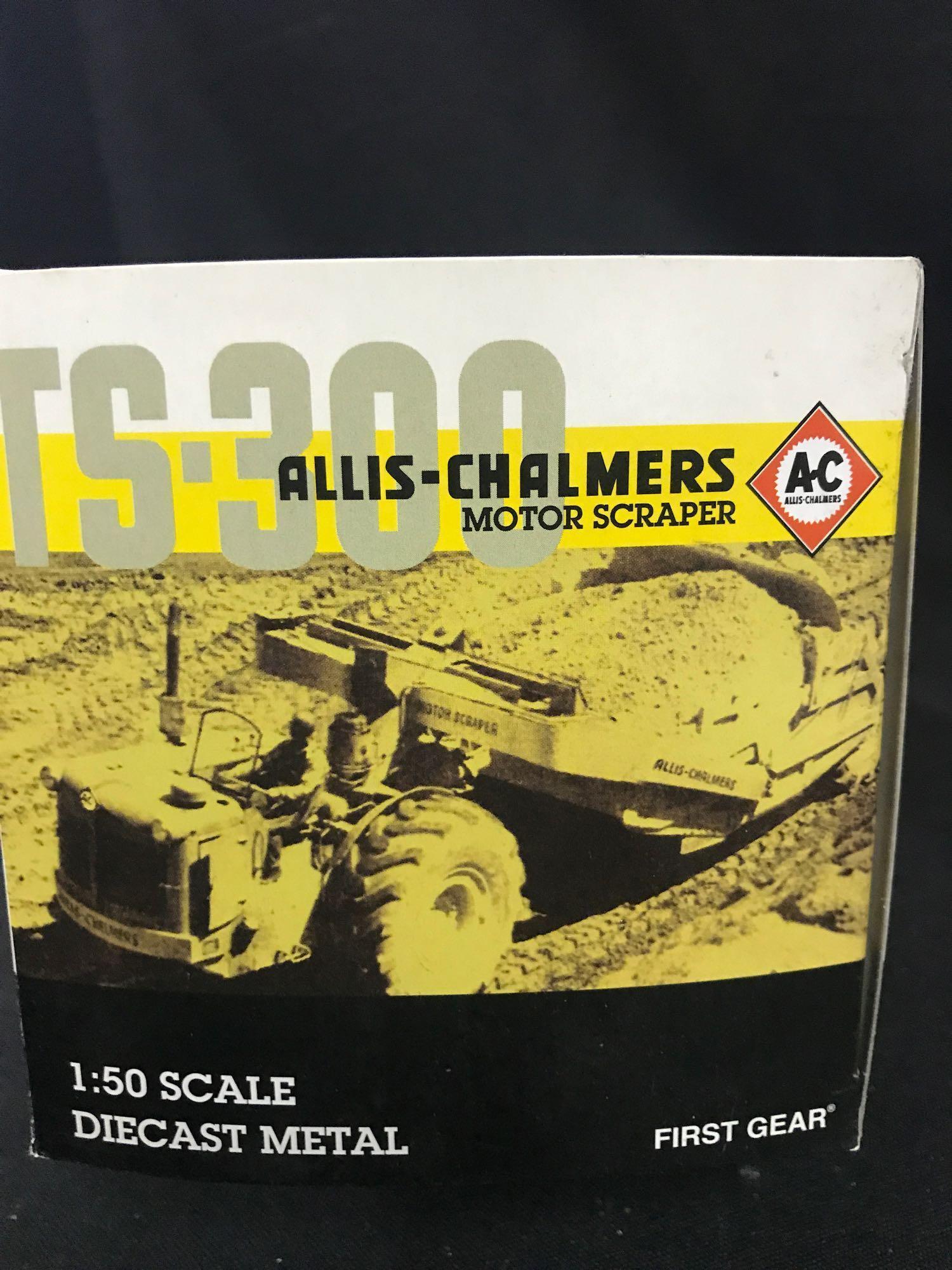 1/50 scale First Gear 2007 National Toy Truck-n-Construction Show A-C TS-300 Motor Scraper, NIB