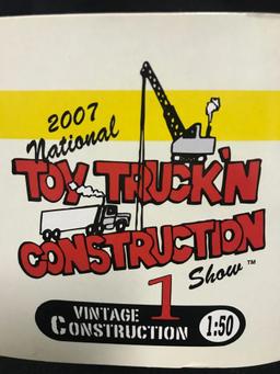 1/50 scale First Gear 2007 National Toy Truck-n-Construction Show A-C TS-300 Motor Scraper, NIB