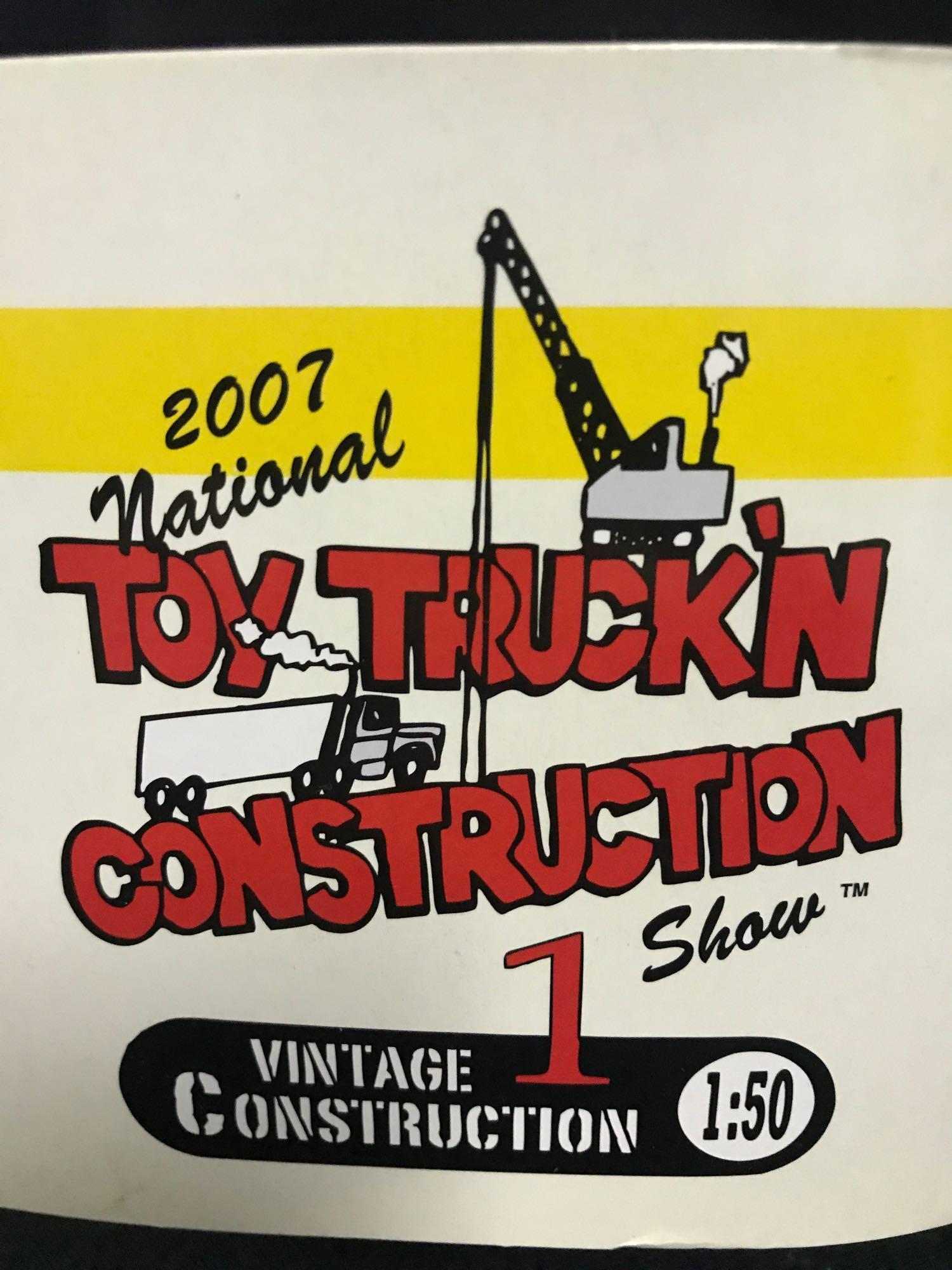 1/50 scale First Gear 2007 National Toy Truck-n-Construction Show A-C TS-300 Motor Scraper, NIB