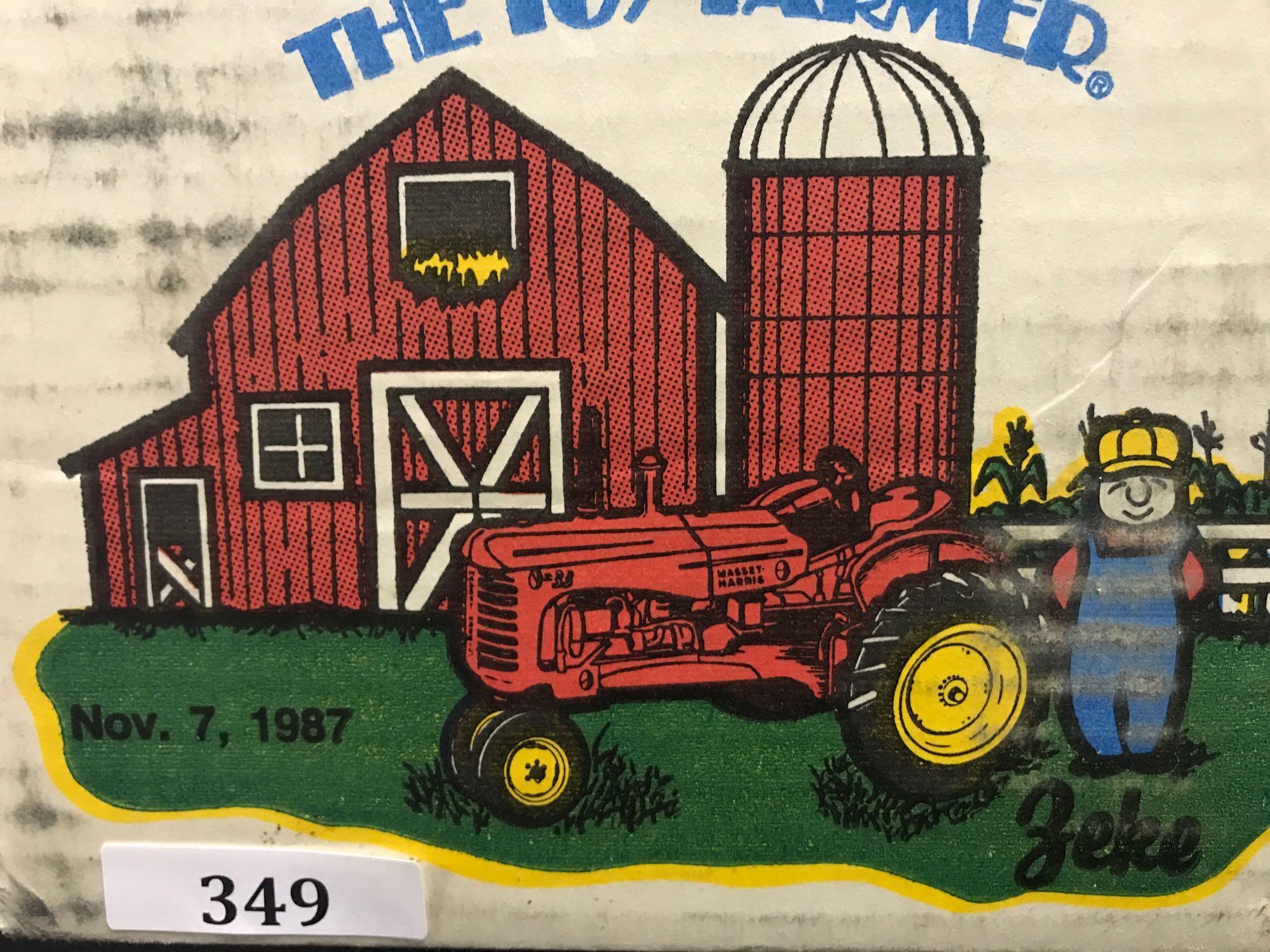 1/16 scale Ertl 1987 Toy Farmer Massey-Harris 33 NF w/Box