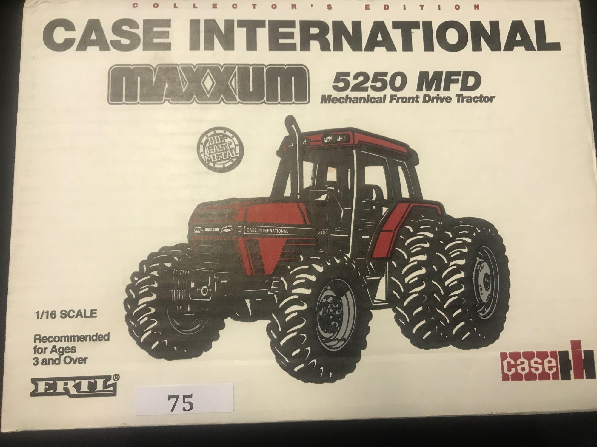 1/16 scale Ertl C-IH Maxxum 5250 MFD Tractor w/Box