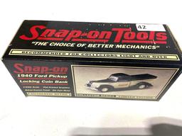 Snap-On 1/25 scale 1940 Ford Pickup Bank,... NIB